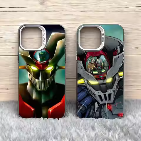 Manga Mazinger Z Anime Phone Case Colorful Plated Anti-slip Anti-fingerprint Protector for I Phone 1
