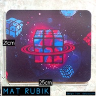 Mat Rubik Space Cube 25cm x 21cm Carpet Mouse Pad Speedcube Daily Puzzle Speed Stack Moyu Yongjun Qi