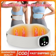 2PCS Electric Heated Waist Massager Smart EMS Toning Belt for Belly Exercise Lower Back Abdominal Ma