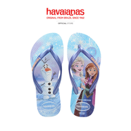 HAVAIANAS รองเท้าแตะเด็ก Kids Slim Princess Flip Flops BLUE 41233280397K_H4PPXX