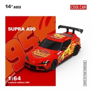 Cool Car 1:64 Toyota Supra A90 'Lightning McQueen'