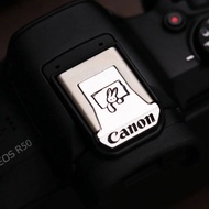 Camera Shutter Button Metal Hot Shoe Cover For Canon EOS R50V R62 R R3 R5 R52 R6 R7 R8 R10 R62 R50 R