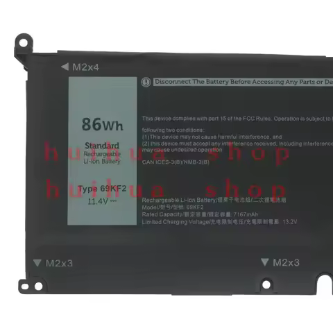 ✅ 69KF2 Battery for Dell XPS 15 9500 Precision 5550 Alienware M15 M17 86Wh 11.4V JM