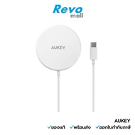AUKEY Wireless Charger Aircore 15W Magnetic Qi Certified Model LC-A1S Silver Color