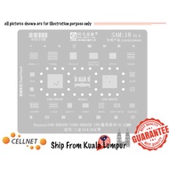 [Cellnet] Amaoe SAM:18 BGA Reball Stencil Bga Plate Samsung A14/A54 Exynos 1330- E8535P / Exynos 138