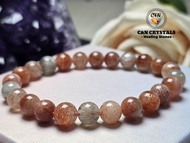 💯Natural Arusha Golden Strawberry Crystal bracelet 7mm💯纯天然 阿鲁沙 金草莓 水晶手串 7咪