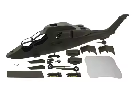 600 Size Fuselage Series Without Cockpit for EC665 Tiger Helicopter
