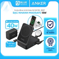 Anker 3in1 Qi2 15W magnetic charging cord Combo with 40W charging cable and charging cable - B2557