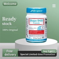 现货 Buy 3 get 1 Original - Life Space Shape B420 Probiotic - 15 Billion CFU Digestive Support Supplem