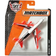 MATCHBOX MATCHBOX Aircraft BOEING 747 Passenger Aircraft Rare Red BOEING 747-400 68982