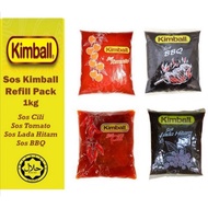 Kimball Sos Refill Pack 1kg (Cili / Tomato / Lada Hitam / BBQ / Tiram)