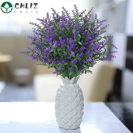 CHLIZ 1Pc Artificial Lavender Faux Plastic Farmhouse Household Products Shrubs Plants