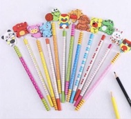 36 Qty Bulk Buy Assorted Pencils | Animal Pencil | Animal Spring Pencils | Children Day Gifts for Preschoolers | Children’s Day Gift | Children Day Goodies | Birthday Gifts | Birthday Goodies | Wholesale Stationery | School Stationery