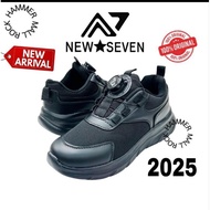 ORIGINAL NEW SEVEN 2025 Rotate button school shoes / Kasut sekolah 7-A28