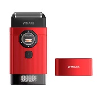 NG-9911 WMARK พร้อมเครื่องโกนหนวดแท่นชาร์จปัตตาเลี่ยนผมมอเตอร์เวกเตอร์พื้นฐานพร้อมอุปกรณ์ฟอกสีหัวน้ำ