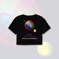 Croptee Coldplay Music of the Spheres | Coldplay Band Croptee | Coldplay Croptop | Crop Top t-shirt 