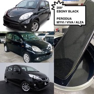 209* EBONY BLACK - PERODUA MYVI/AXIA/ALZA - 2K PAINT/CAR PAINT/CAT BANCUH/CAT KERETA/PERODUA