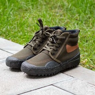 Military Training Shoes Construction Site Labor Protection Liberation Shoes Men's Shoes High-Top Con