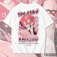 YAE MIKO GENSHIN IMPACT KANOJO KITSUNE T-Shirt - Men's & Women's DISTRO T-Shirt ANIME & GAME GENSHIN