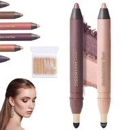 Mitlume Perfect Color Duo-Shadow Liner 2-in-1 Eyeliner & Eyeshadow,Freshlus Shadow liner Duo, Glowsy