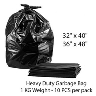 Heavy Duty Plastik Sampah Tebal & Besar / Garbage Bag Thick & Big / bin bag / throw away bag for bin