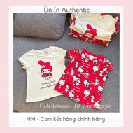 [Auth] Set of 2 HM girls' shirts size 6-9m to 18-24m