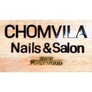 Plaswood Letters Height 20-45 Cm. 10 Mm Thick Made To Follow The Model