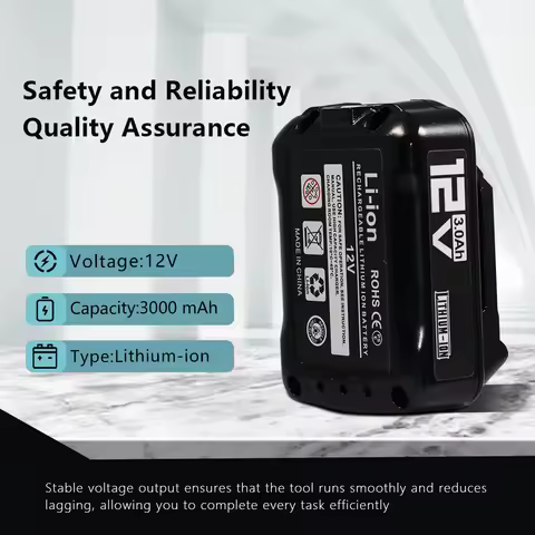 For Makita 12V 10.8V Battery 6Ah 5Ah 4Ah 3Ah 2Ah 1.5Ah Tools Li-ion Battery For Makita 12V BL1021B B