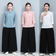 Chinese Style Zen Women's Two-Piece Suit#fu5.9