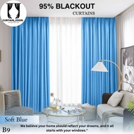 Curtain Zoon B9 (260CM Height) Langsir Berkualiti Tinggi 99% Blackout Curtain (Hook/Ring) High Quali