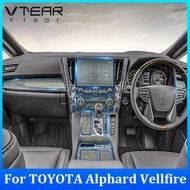 For TOYOTA Alphard Vellfire 2024-2015 Car interior protective film TPU transparent film steering wheel Navigation screen Instrument cluster Armrest box Interior accessories