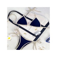2025 European American Lace-up Split Swimsuit bikini swimwear bikini swimwear