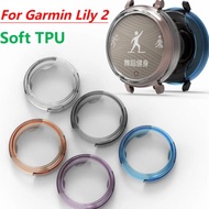 TPU Watch Protective Case Shell Suitable for Garmin Lily 2 Soft Silicone Screen Protector Case Cover For Garmin Lily 2 Replacement Watch Accessories