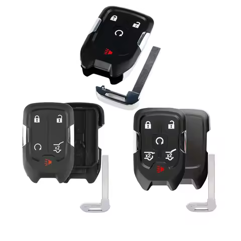 Replacement keychain shell suitable for Chevrolet Silverado 2022, 2021, 2020, 2019 and GMC Sierra 15