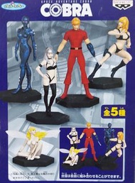 寺澤武一 哥布拉 Space Adventure Cobra Girls Collection 5" Figures set of 5