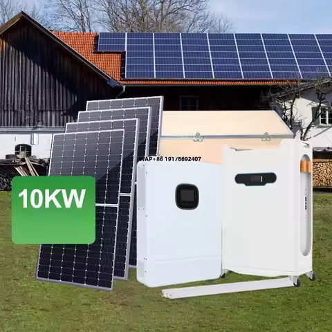 Solar Energy Storage System with Solar Panel for Longi Ja for Home 10KW Solar Power Panel deye Inver