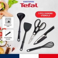 Tefal Kitchenware 5 Pcs Set (Chef Knife 15cm + Kitchen Shears 21cm + Ladle Spatula + Wok Spatula + B
