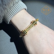 {Thai Elements} Thai Elbow Amulet Chain Adjustable Bracelet Retractable Length Pendant Bracelet 6.5