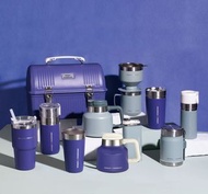 【台灣星巴克】Stanley 聯名款 藍紫色 冷水杯 收納箱 NAVY 不鏽鋼杯 水樽 保溫瓶 Starbucks