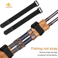 20pcs Nylon Fishing Rod Fastener Belts Strap Holder Suspenders Hook Loop Ties AU [anisunshine.sg]