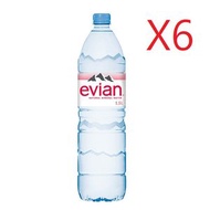 evian - Evian [原箱] 法國依雲天然礦泉水1.5L X 6支 [平行進口產品]