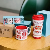 Starbucks 2022 New Style Starbucks Cup BTS Beijing City Limited Mug Coffee Stainless Steel Portable Gift Box Cup