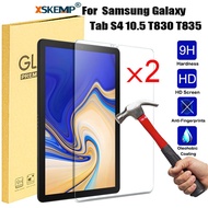2 PCS For Samsung Galaxy Tab S4 10.5 T830 T835 Tablet TEMPERED GLASS Screen Protector Anti Scratch Protective Film Ultra Clear 9H Hardness Guard Cover Tablet Shield