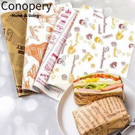 Conopery Oil-proof Baking Paper Baking Sandwich Paper Wrapping Paper Wax Paper Cake Decors Food Grad