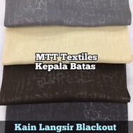 Kain Langsir Blackout Bidang 60"/Fabric Curtain Sunblock