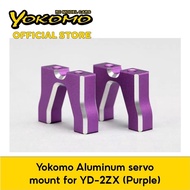 Yokomo Aluminum servo mount for YD-2ZX (Purple) for remote control car (Y2-203ZPA)