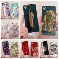 For Oppo A37 Case A37f A37fw A37m Cool Leopard Tiger Painted Cover Clear Silicone Soft Slim Phone Ca
