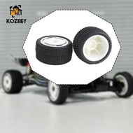 [KOZEEY] 2x Rear Tires Remote Control Cars Accessories Tyres for Wltoys 244016 1/24