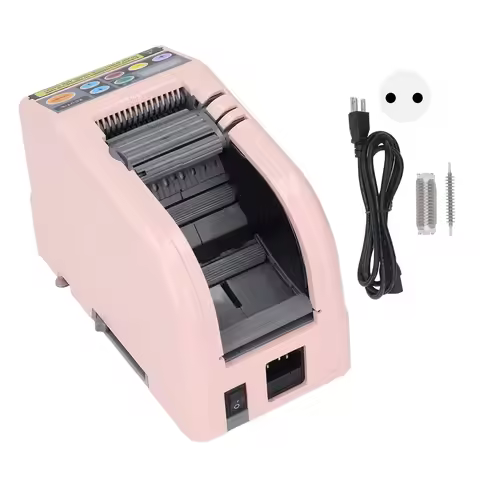 Tape Cutter Machine 6‑60mm Width 5‑999mm Length Wide Application Accurate Cutting Ribbon Cutting Mac