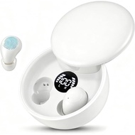 Mini Wireless Earbuds Lightweight Ergonomic Design IPX5 Waterproof Deep Bass Stereo Headphones White